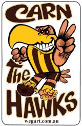 Carna The Hawks WEG Fridge Magnet FREE POST WITHIN AUSTRALIA